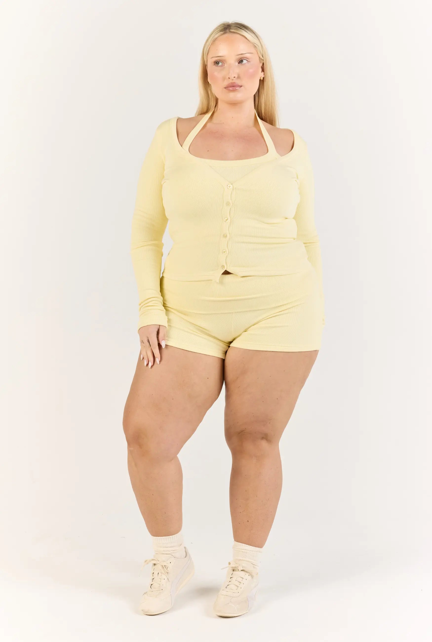 Ribbed Short - Butter