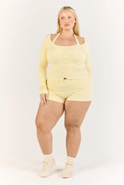 Ribbed Short - Butter
