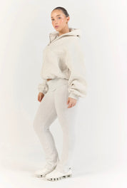 Perfect Zip Hoodie - Grey Marle