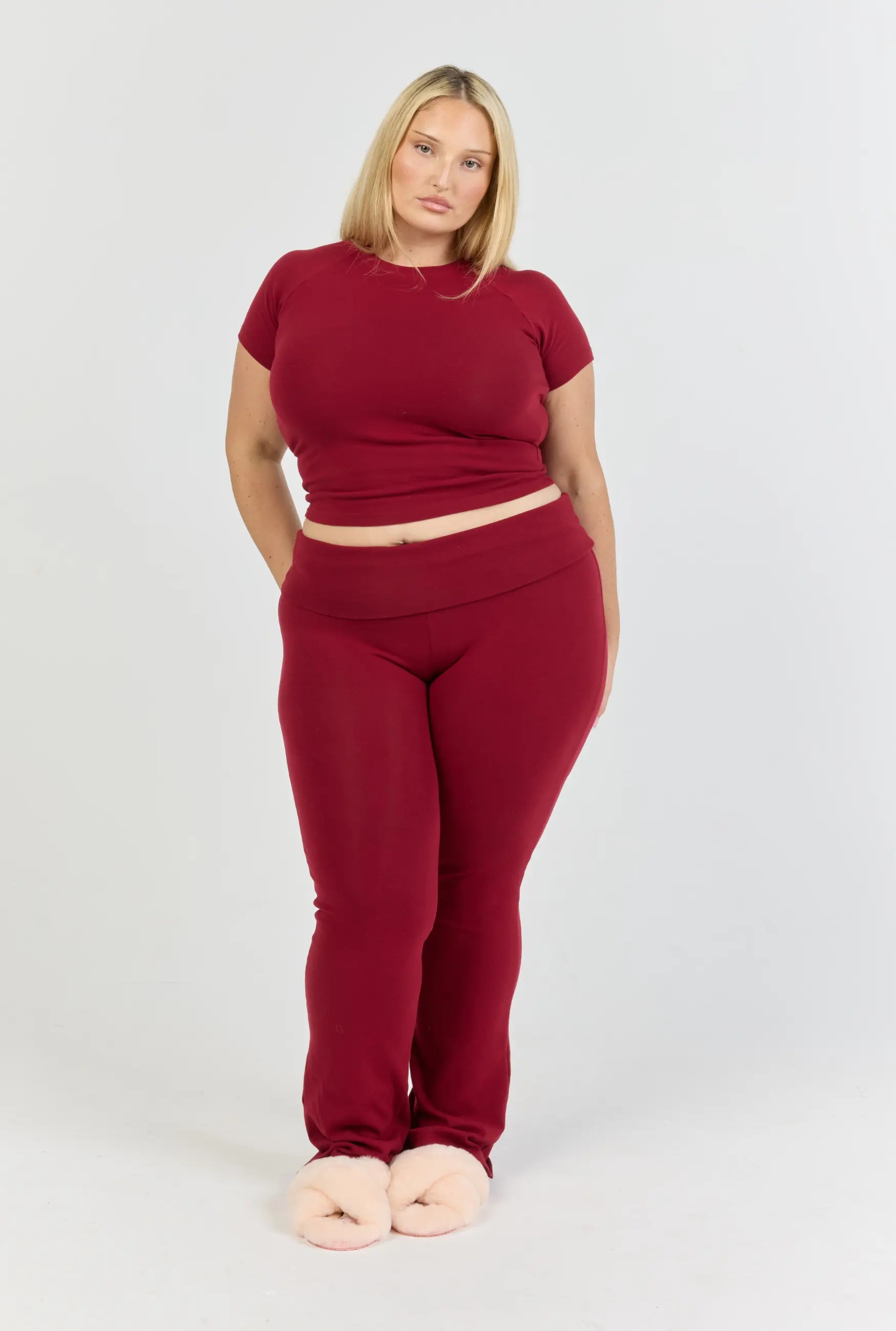Soft Girl Pant - Cherry – Remmie By Riley
