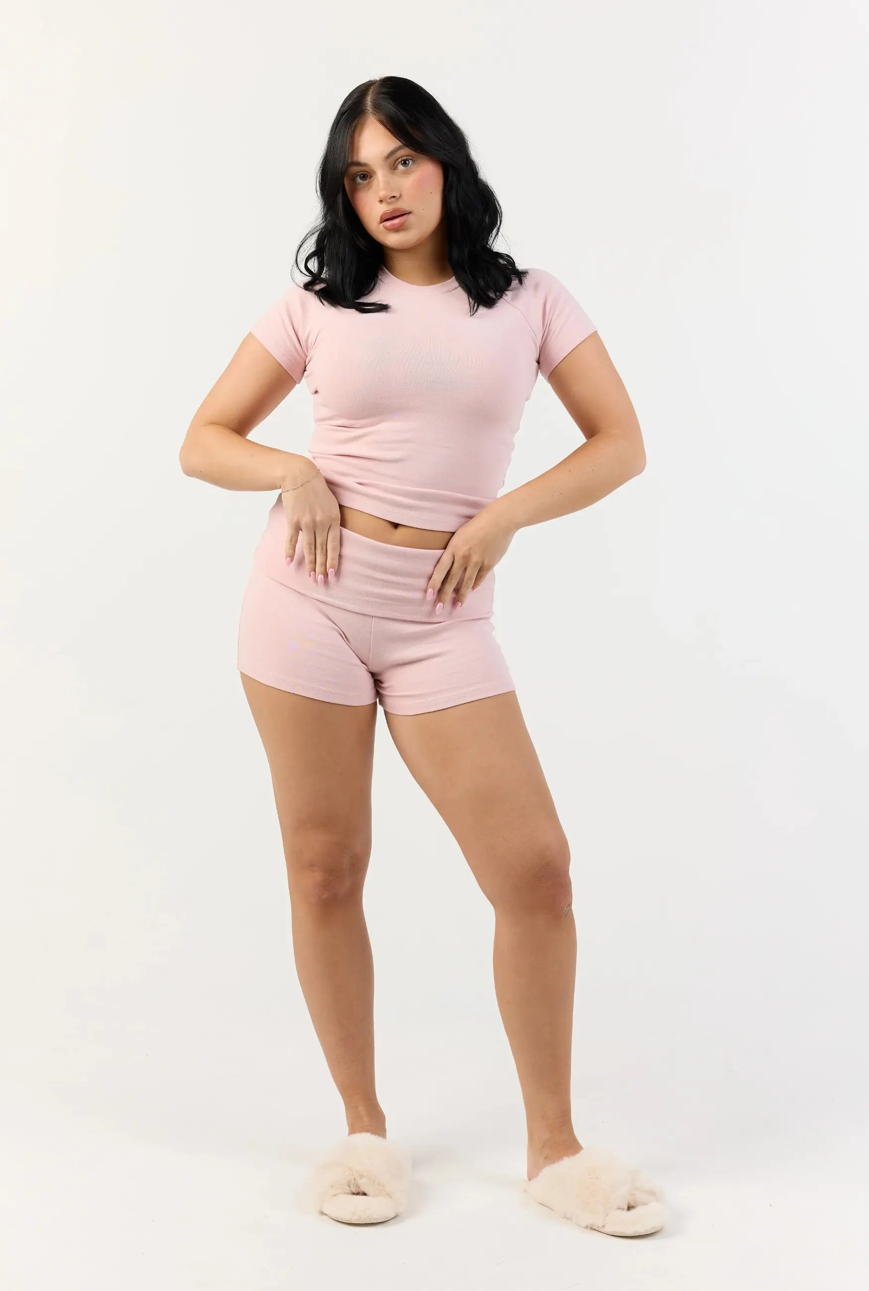 Women s Shorts moulded in Baby Pink