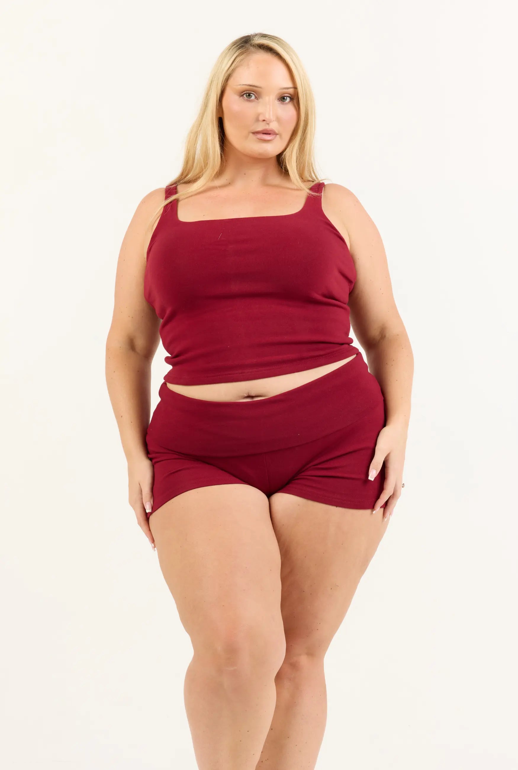 Soft Girl Singlet - Cherry