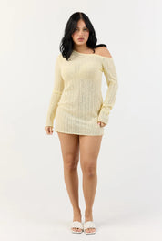 Malibu Mini Dress - Lemon