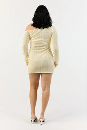 Malibu Mini Dress - Lemon