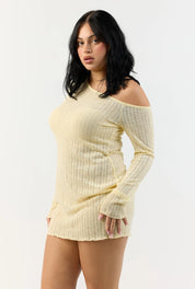 Malibu Mini Dress - Lemon