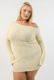 Malibu Mini Dress - Lemon