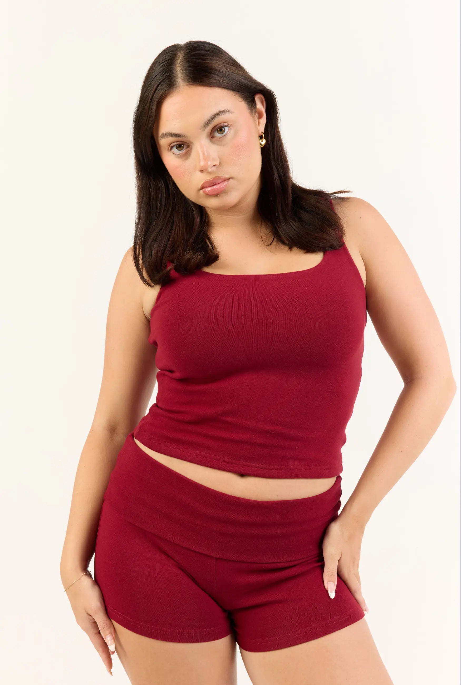 Soft Girl Singlet - Cherry