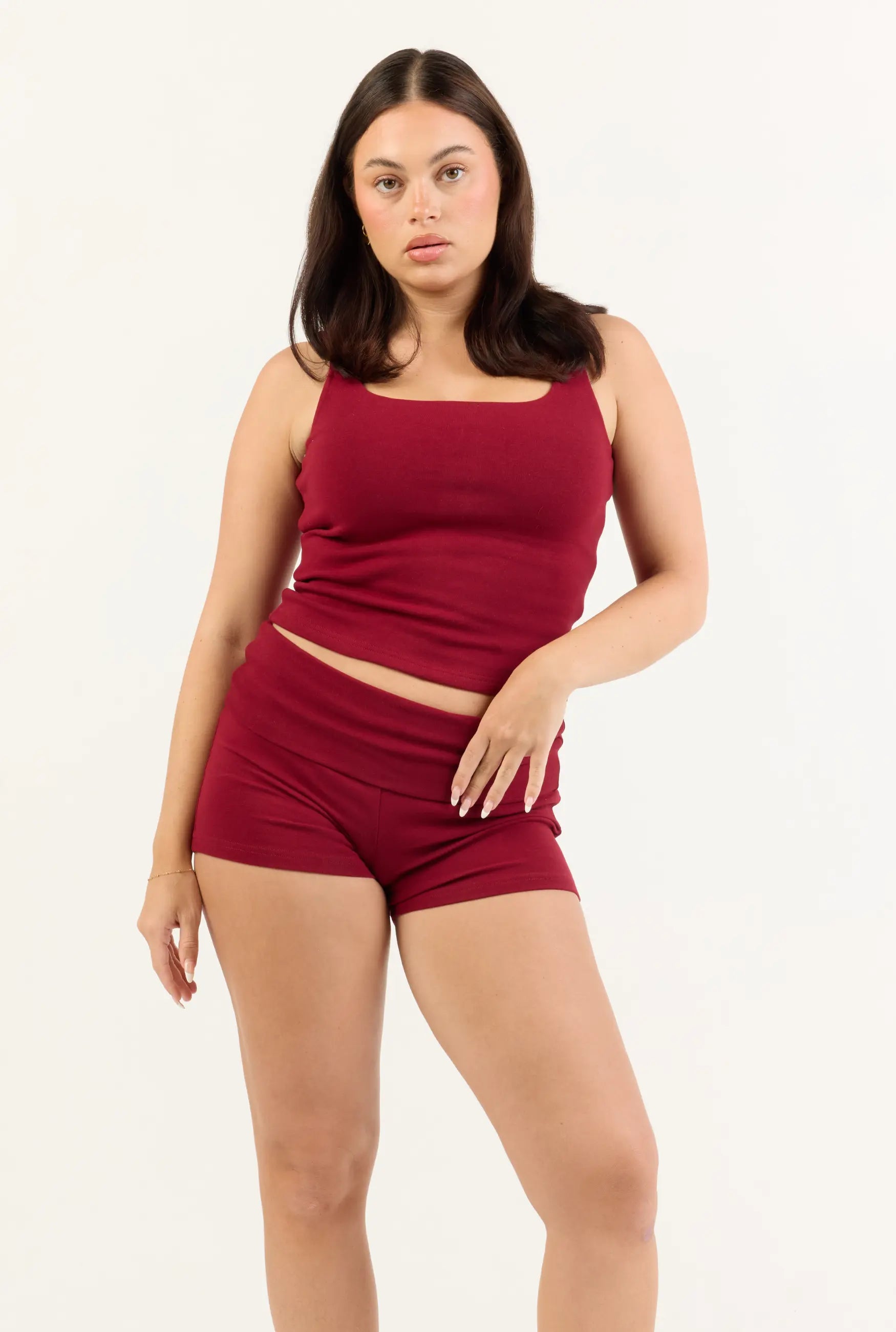 Soft Girl Singlet - Cherry