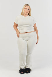 Soft Girl Pant - Grey Marle