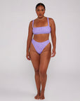 Lilac Mid Coverage Bottoms - Remmie By Riley