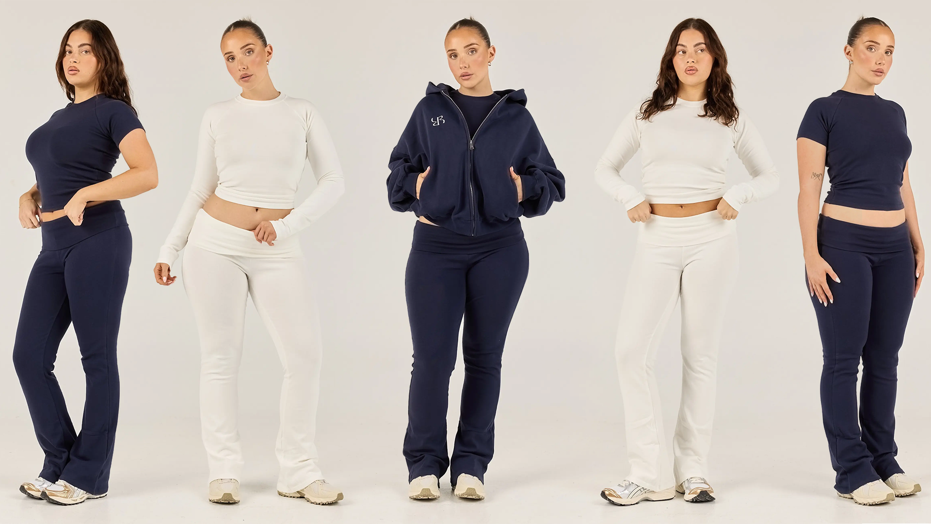Navy & Off-White