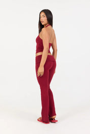 Soft Girl Pant - Cherry