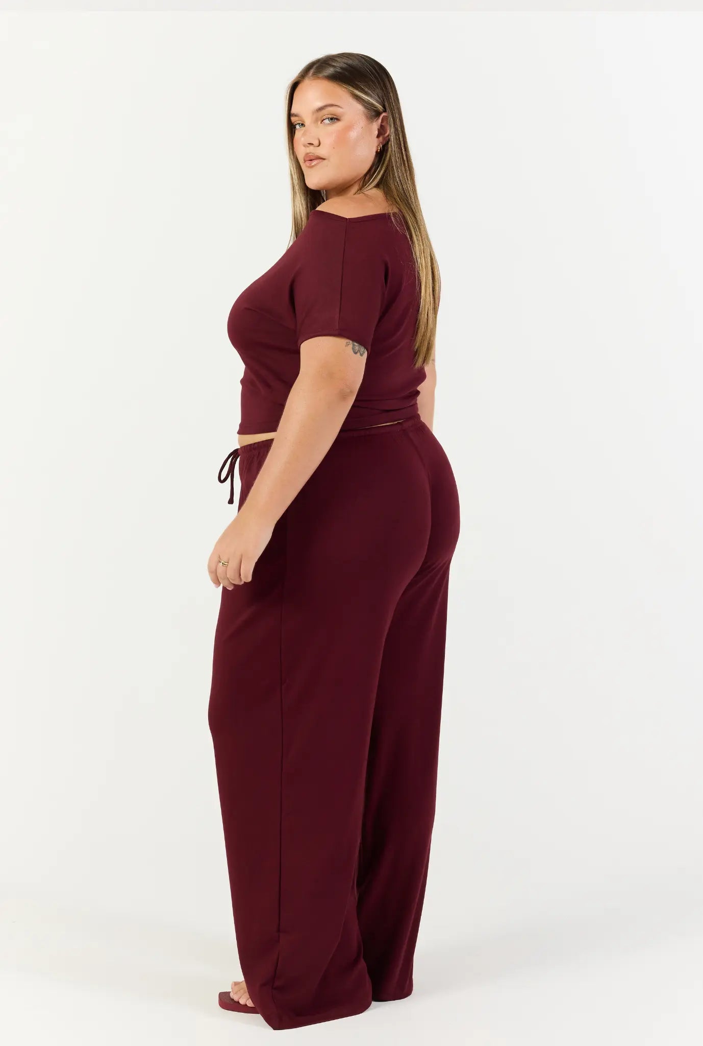 Flow Pant - Black Cherry