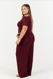 Flow Pant - Black Cherry