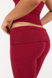 Soft Girl Pant - Cherry