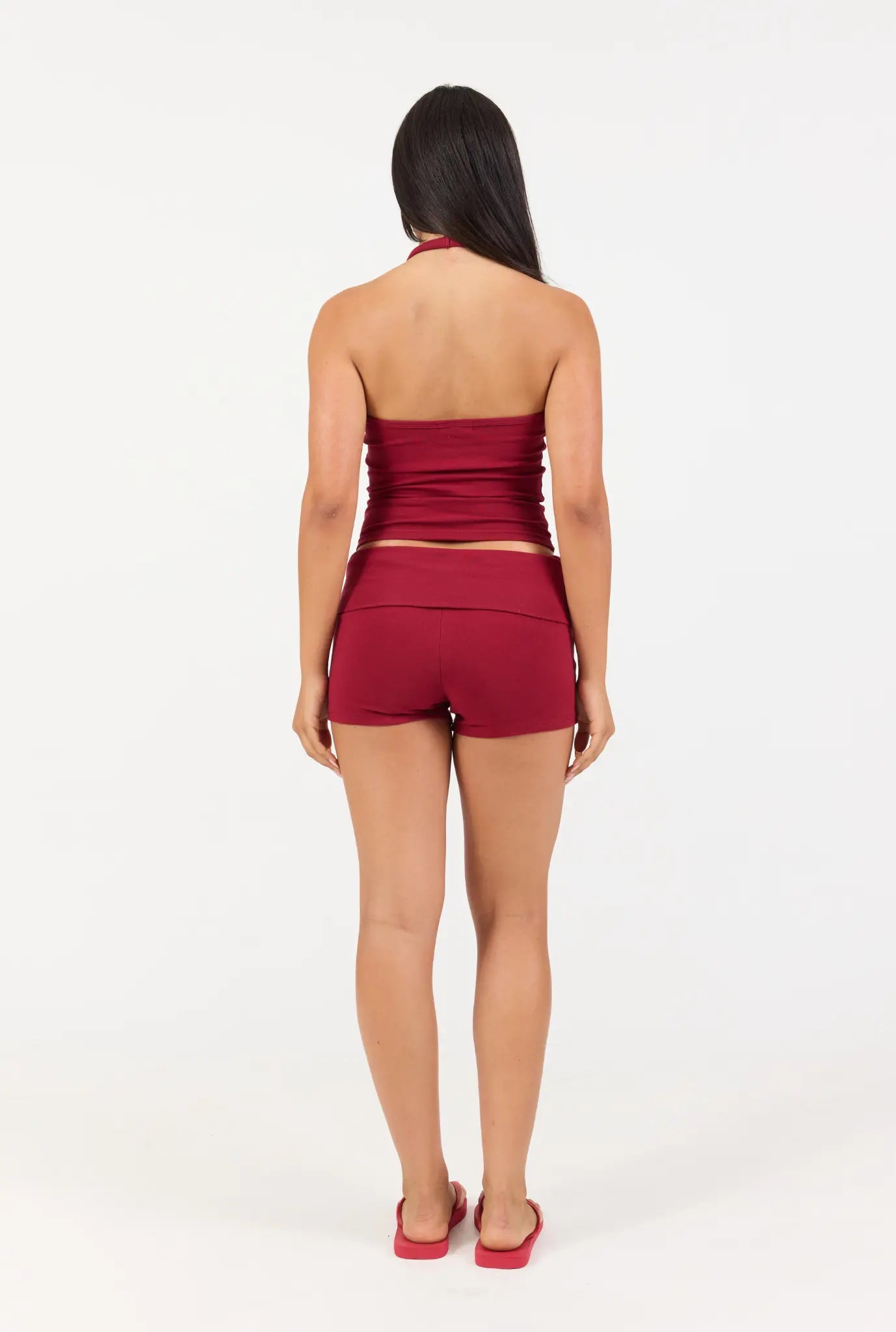 Soft Girl Halter - Cherry