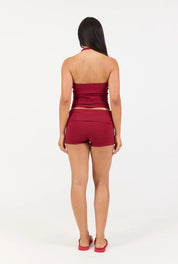 Soft Girl Halter - Cherry