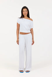 Flow Pant - White