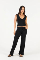 Stripe Pant - Black