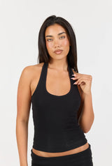 Soft Girl Halter - Black