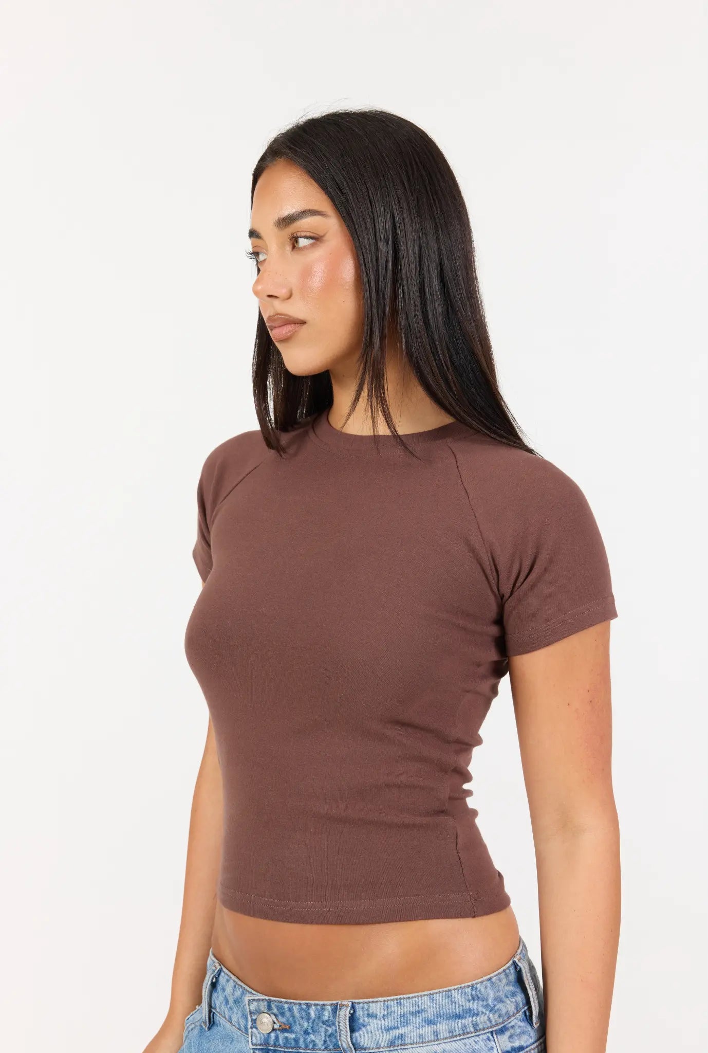 Soft Girl T-Shirt - Chocolate