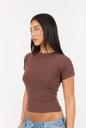 Soft Girl T-Shirt - Chocolate