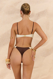 Marine Bikini Top - Choc