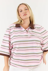 Sunday Polo - Pink/White