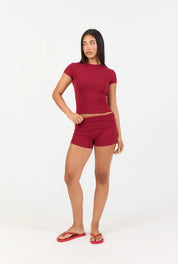 Soft Girl Short - Cherry