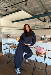 Barrel Leg Sweatpant - Navy (*PRE-ORDER Dispatching late-July)