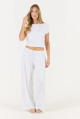 Flow Pant - White