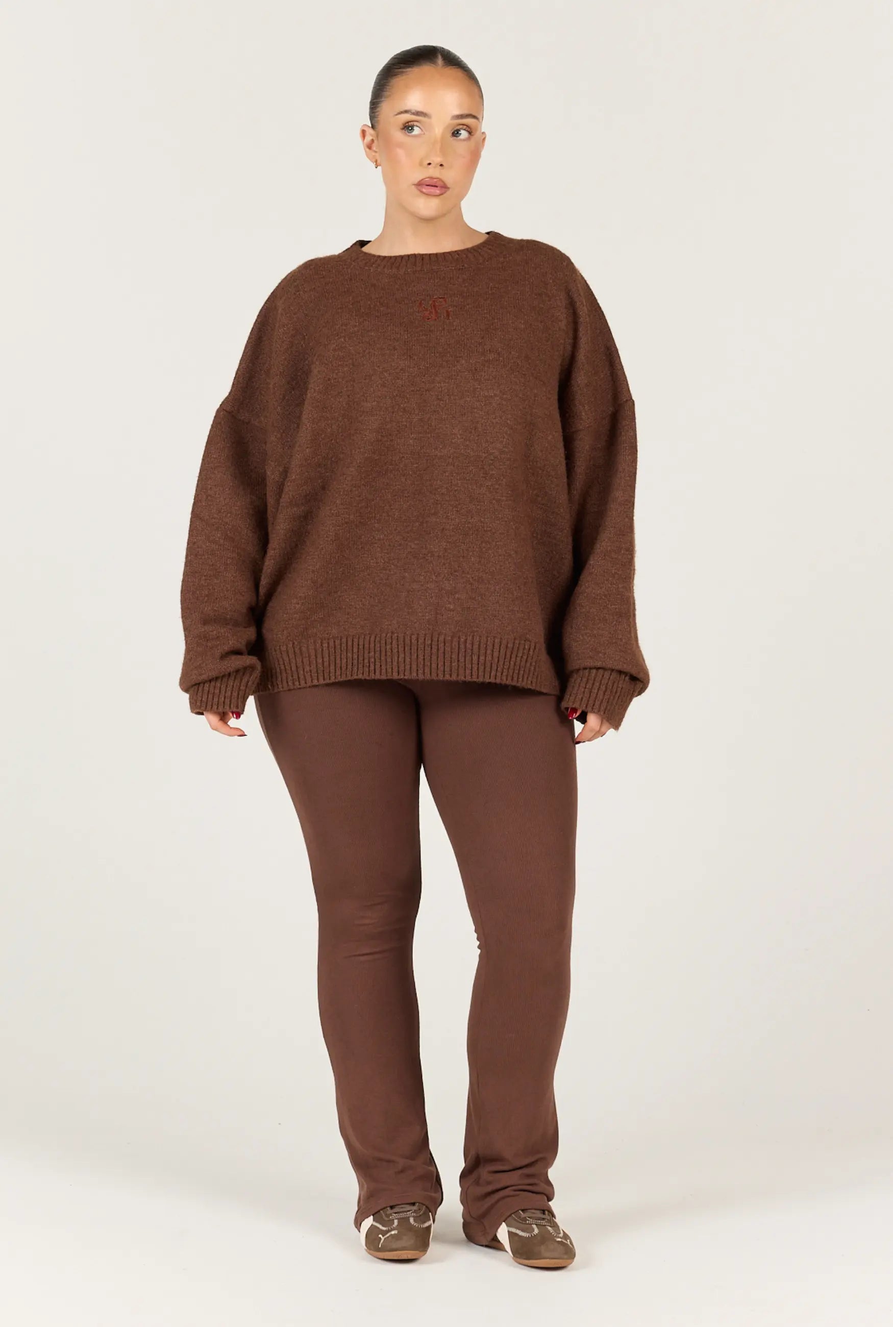 Cozy Girl Knit - Chocolate