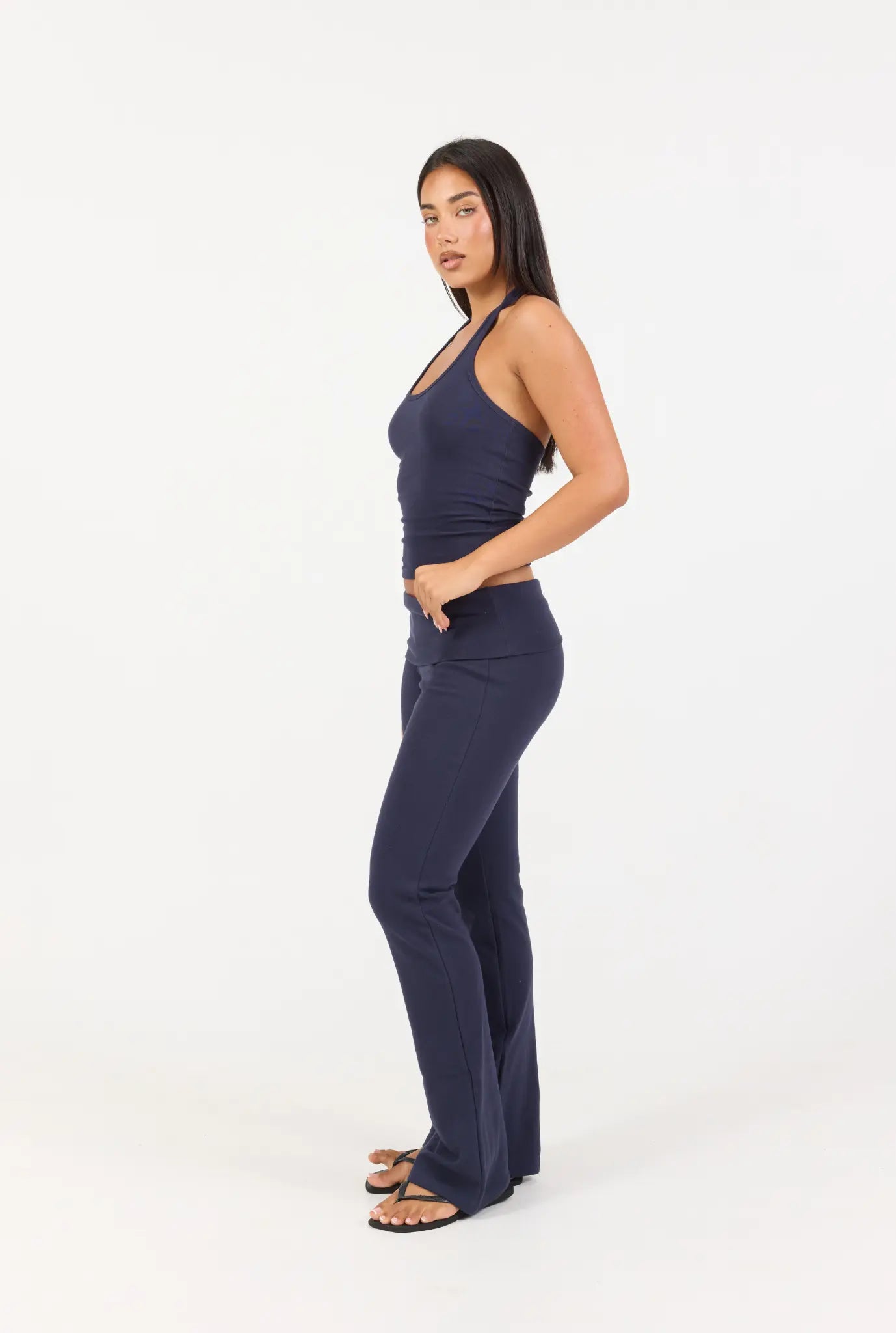 Soft Girl Halter - Navy