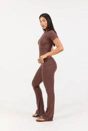Soft Girl Pant - Chocolate
