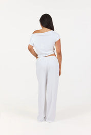 Flow Pant - White