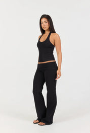 Soft Girl Halter - Black