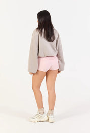 Fleece Zip Up  - Grey/Pink