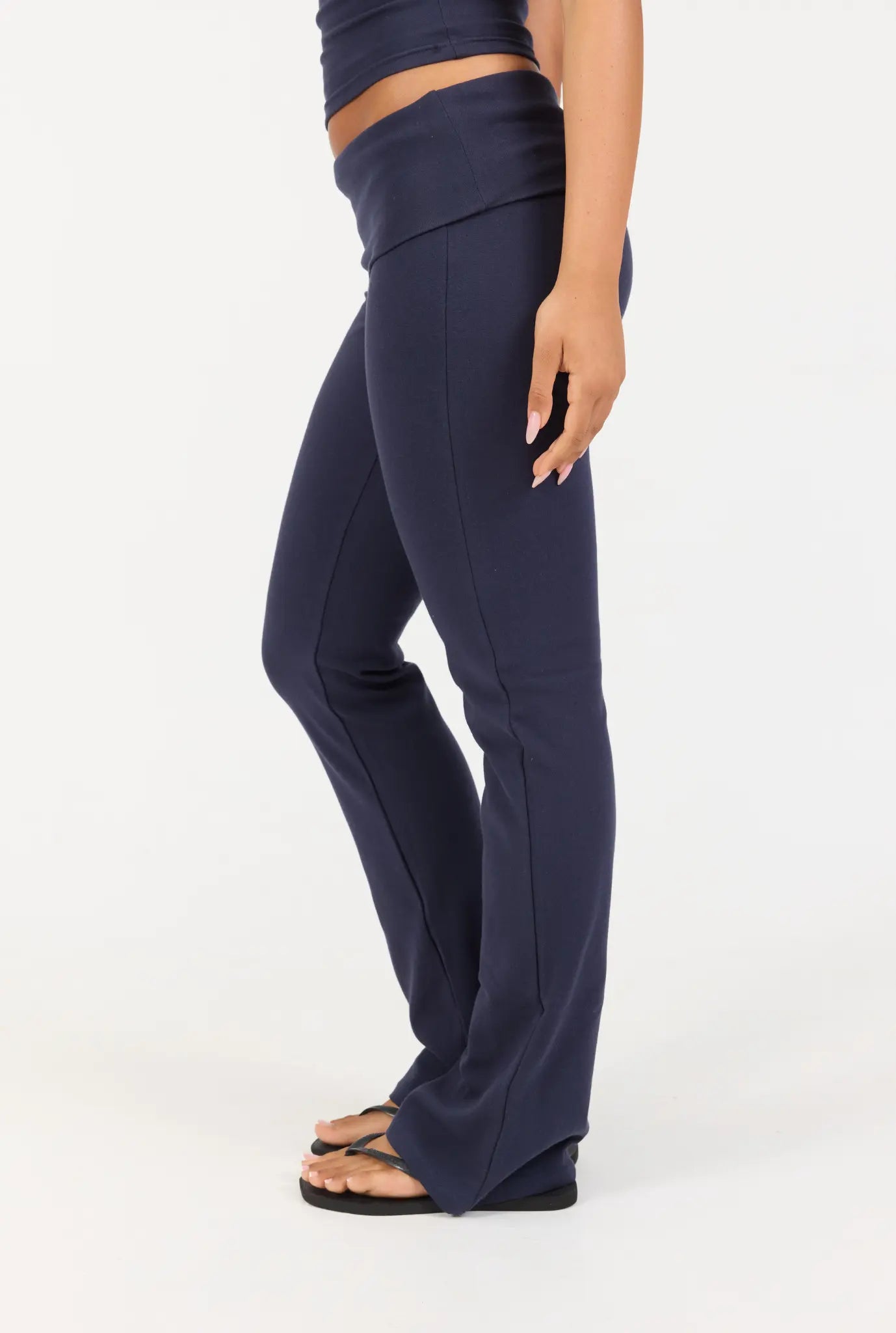 Soft Girl Pant - Navy
