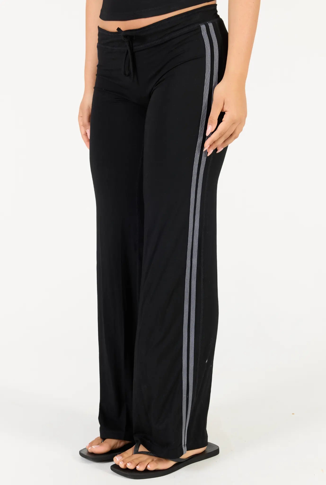 Stripe Pant - Black