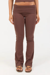 Soft Girl Pant - Chocolate