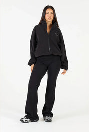 Fleece Zip Up - Black
