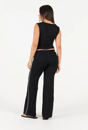 V Neck Tank - Black