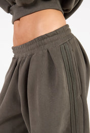 Barrel Leg Sweatpant - Dark Khaki