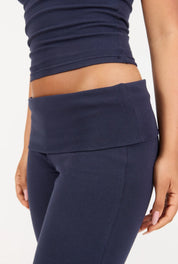 Soft Girl Pant - Navy