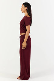 Flow Pant - Black Cherry