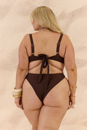 Blair Bikini Bottom - Choc