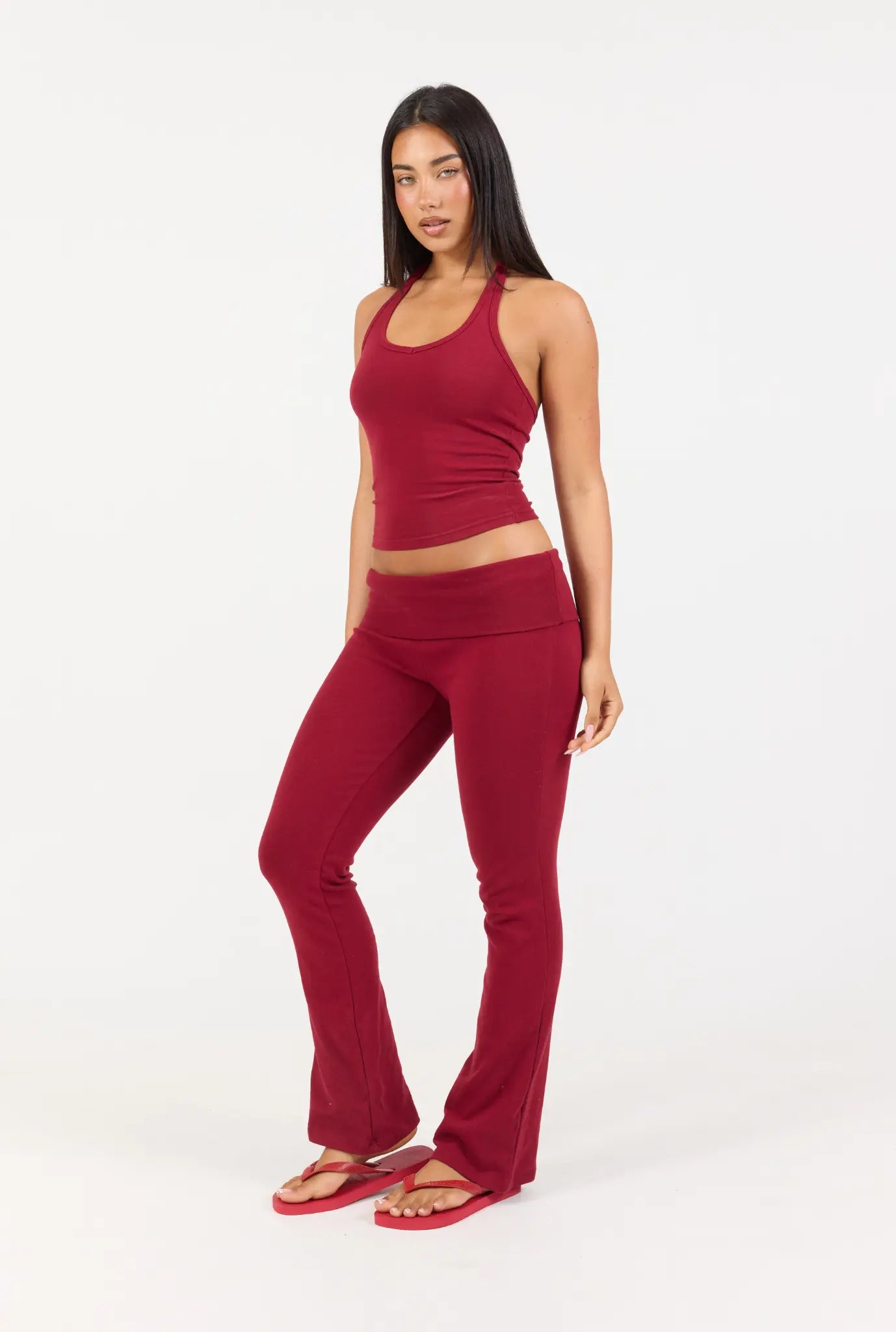 Soft Girl Pant - Cherry