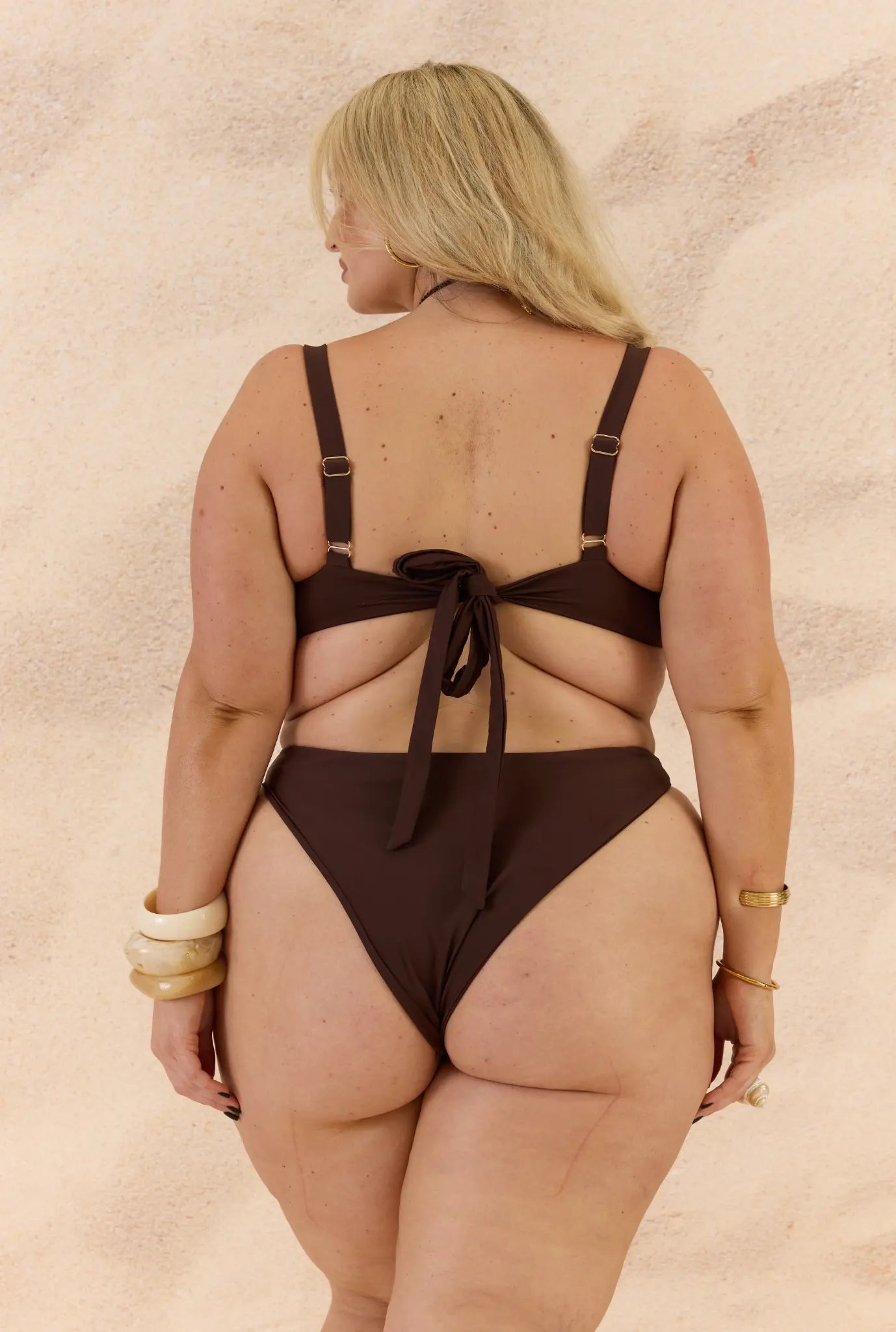 Blair Bikini Top - Choc