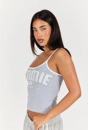 REMMIE Tank - Grey/White