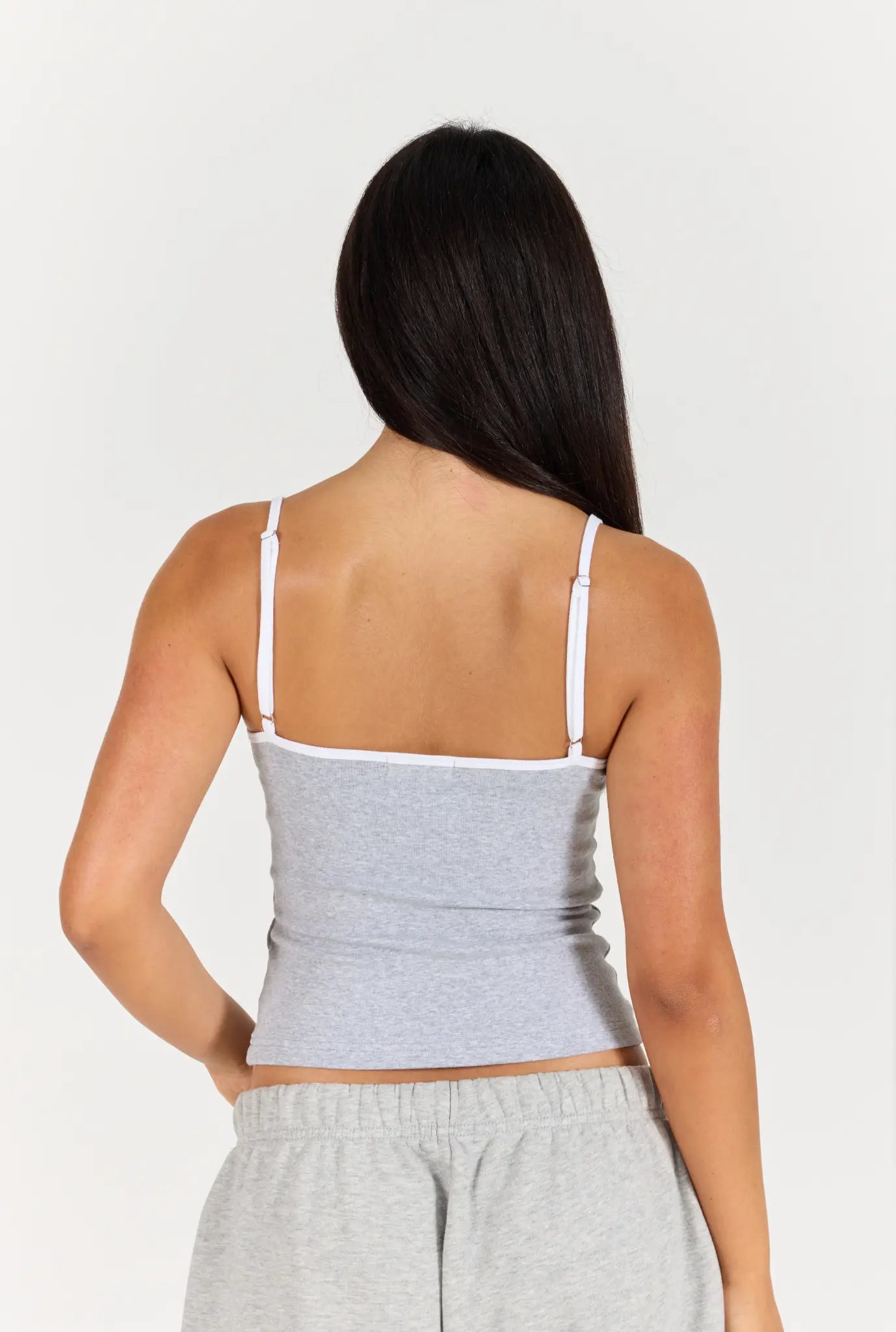 REMMIE Tank - Grey/White